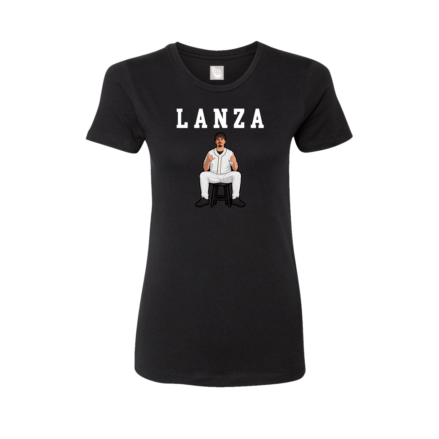 Fitted Women's Tee — Shirsey in Black