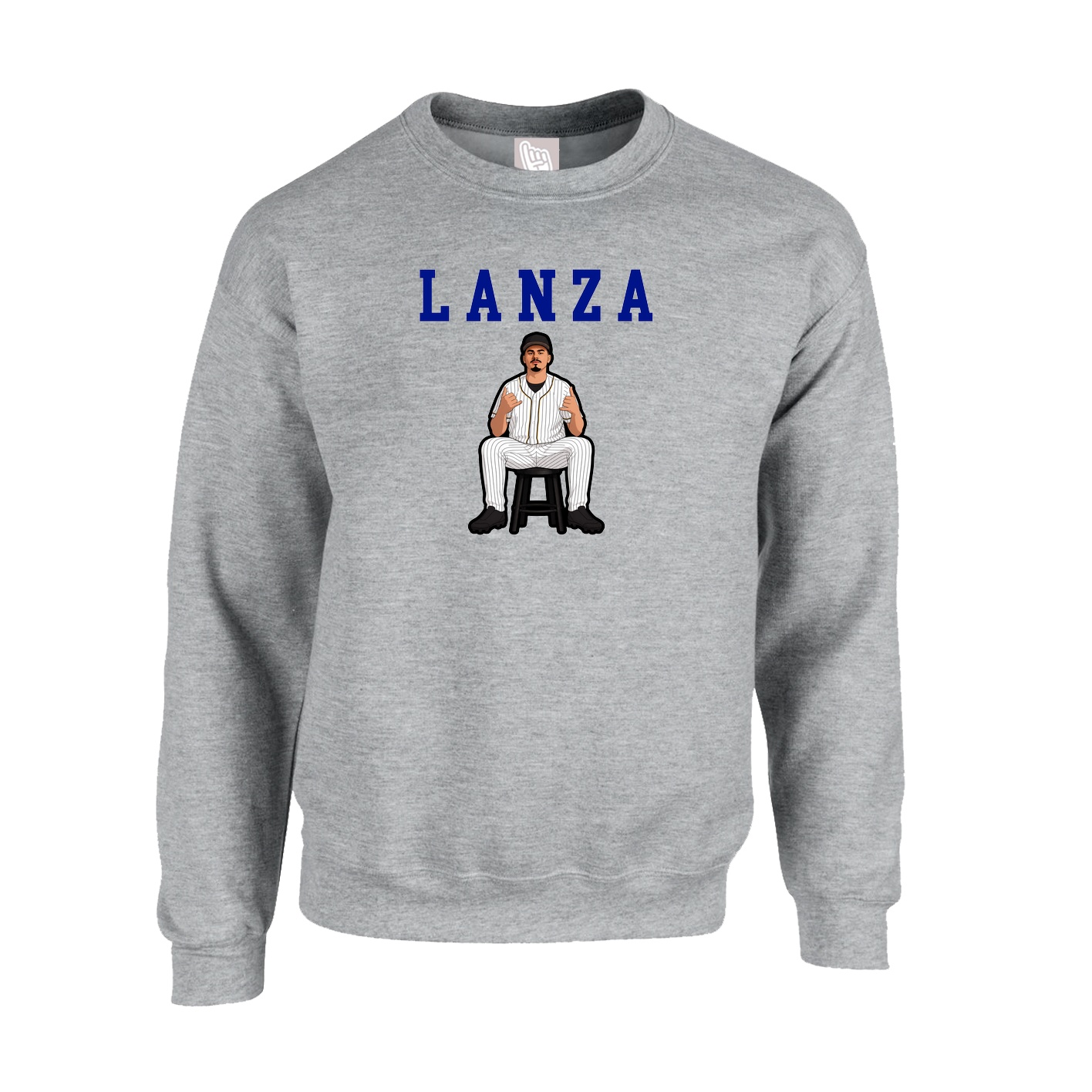 Fleece Crew — Shirsey in Grey