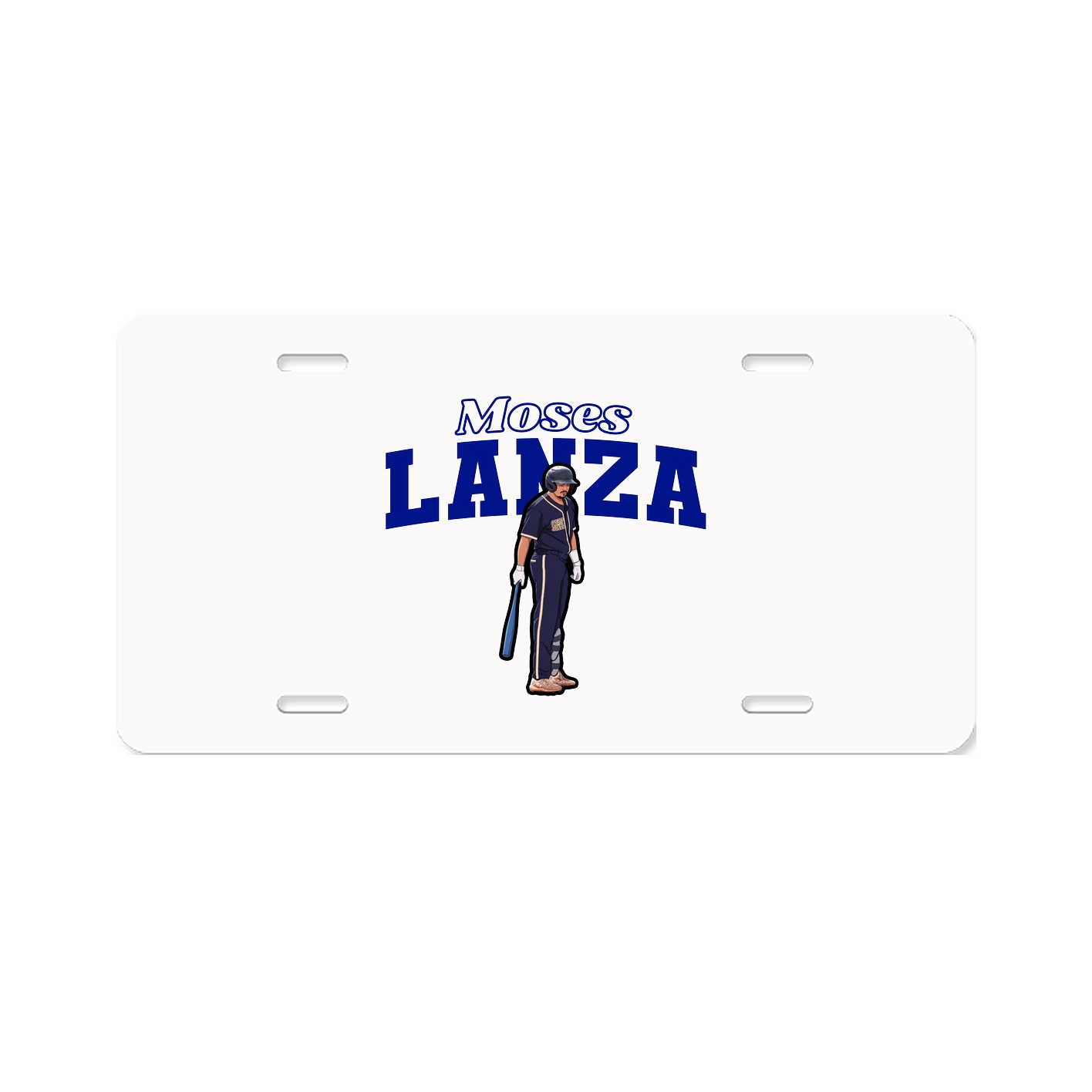 License Plate — Name Arch in Classic