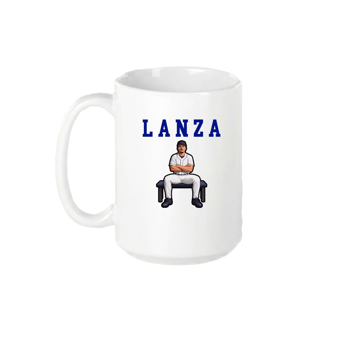 15oz Coffee Mug — Shirsey in White