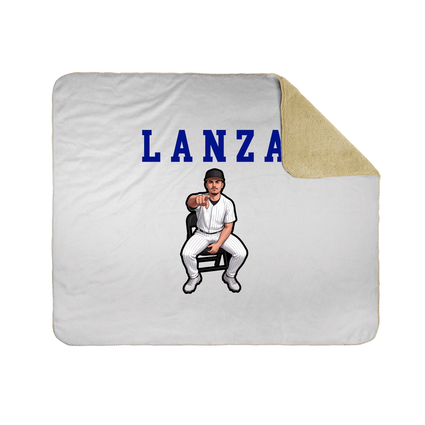 Throw Blanket — Shirsey in White