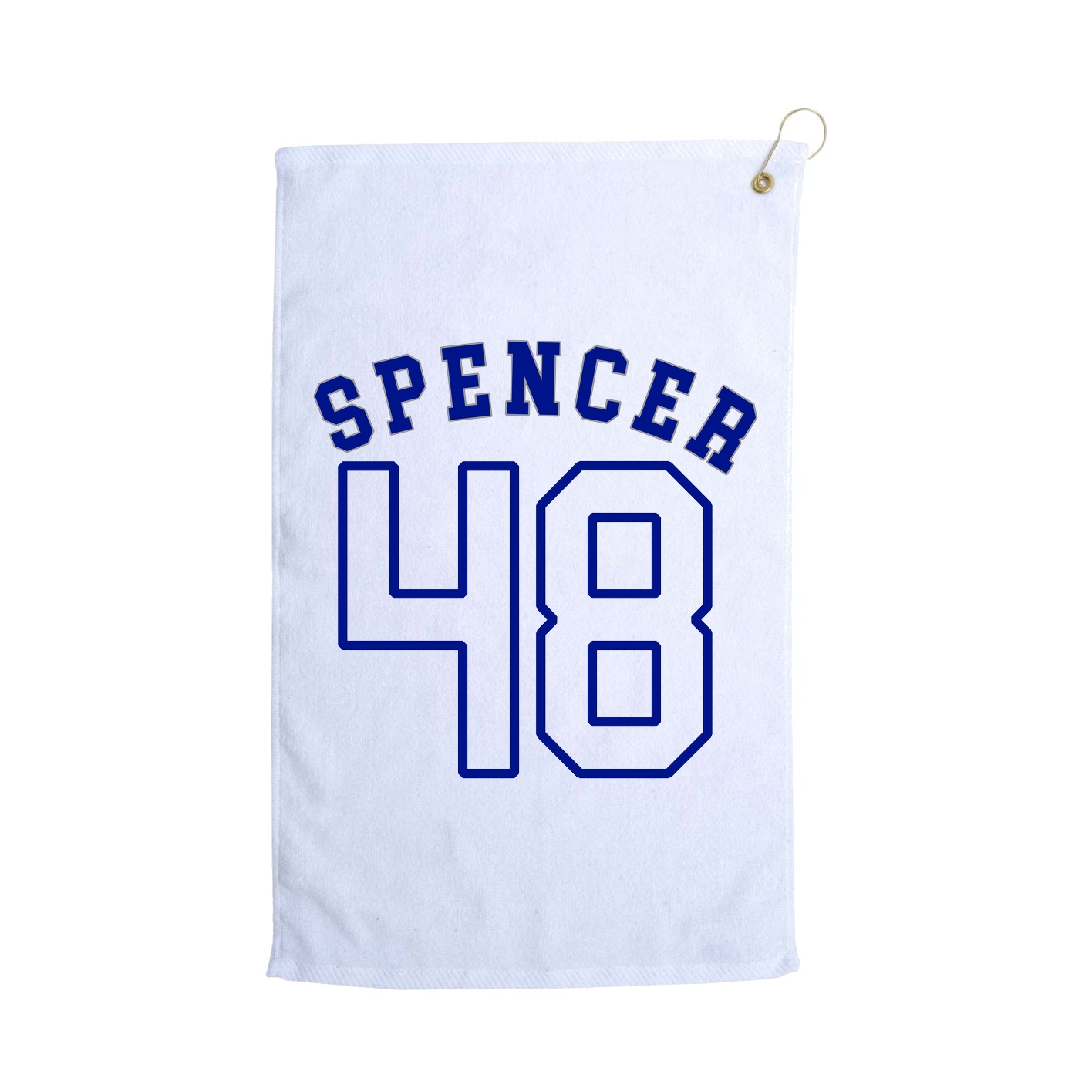 Golf Towel — Shirsey Arch in White