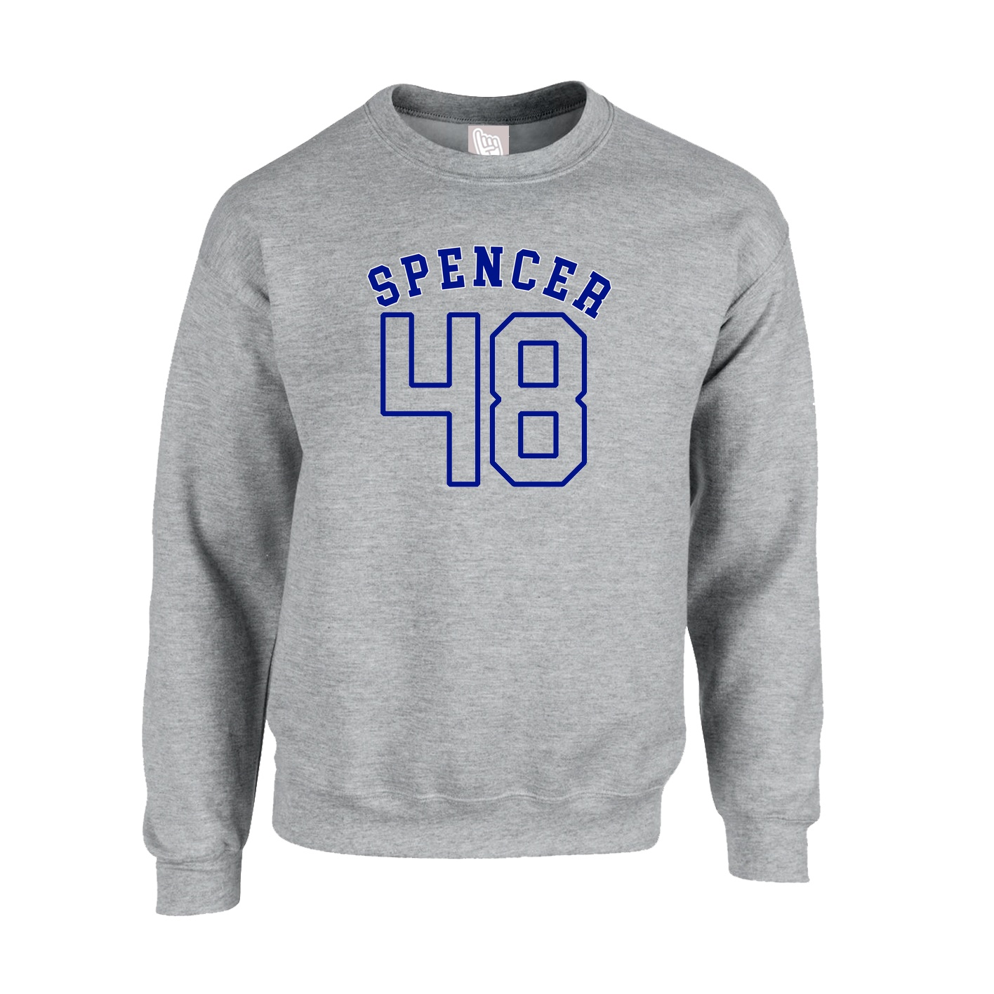 Fleece Crew — Shirsey Arch in Grey