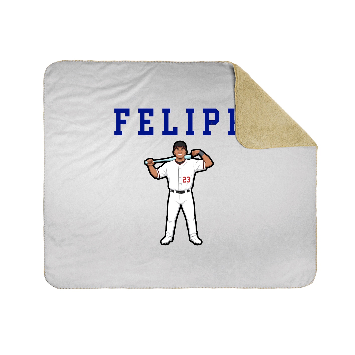 Throw Blanket — Shirsey in White