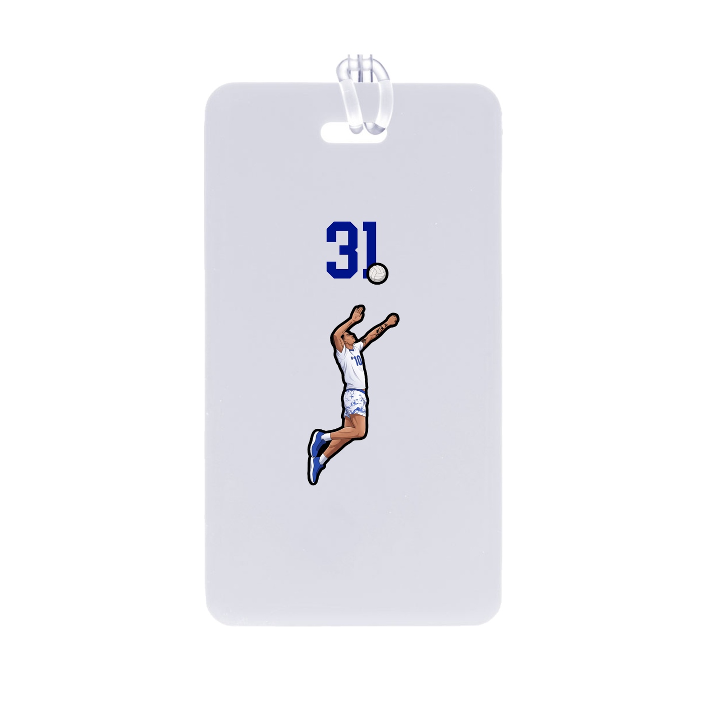 Bag Tag — Number Top in Classic