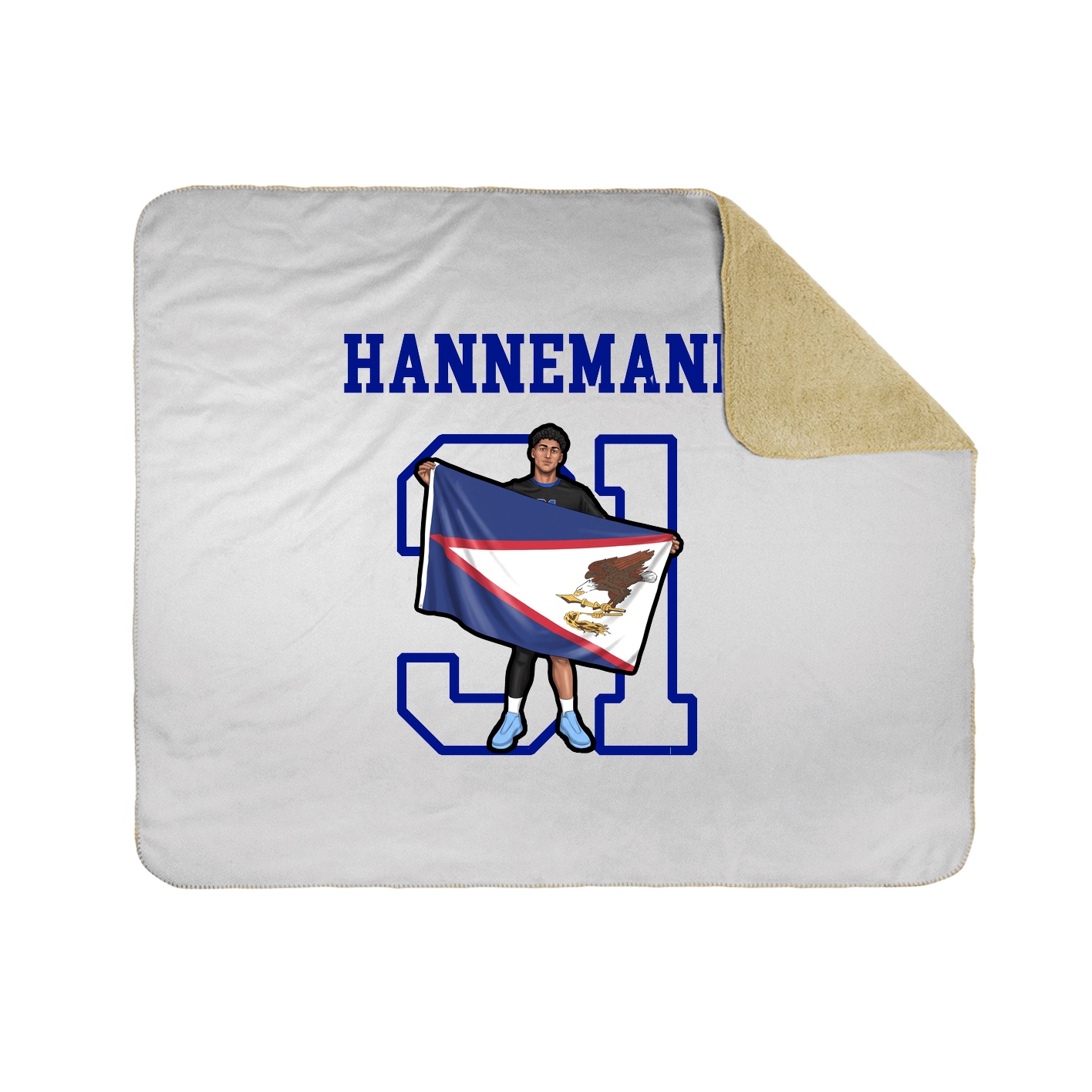 Throw Blanket — Shirsey in White