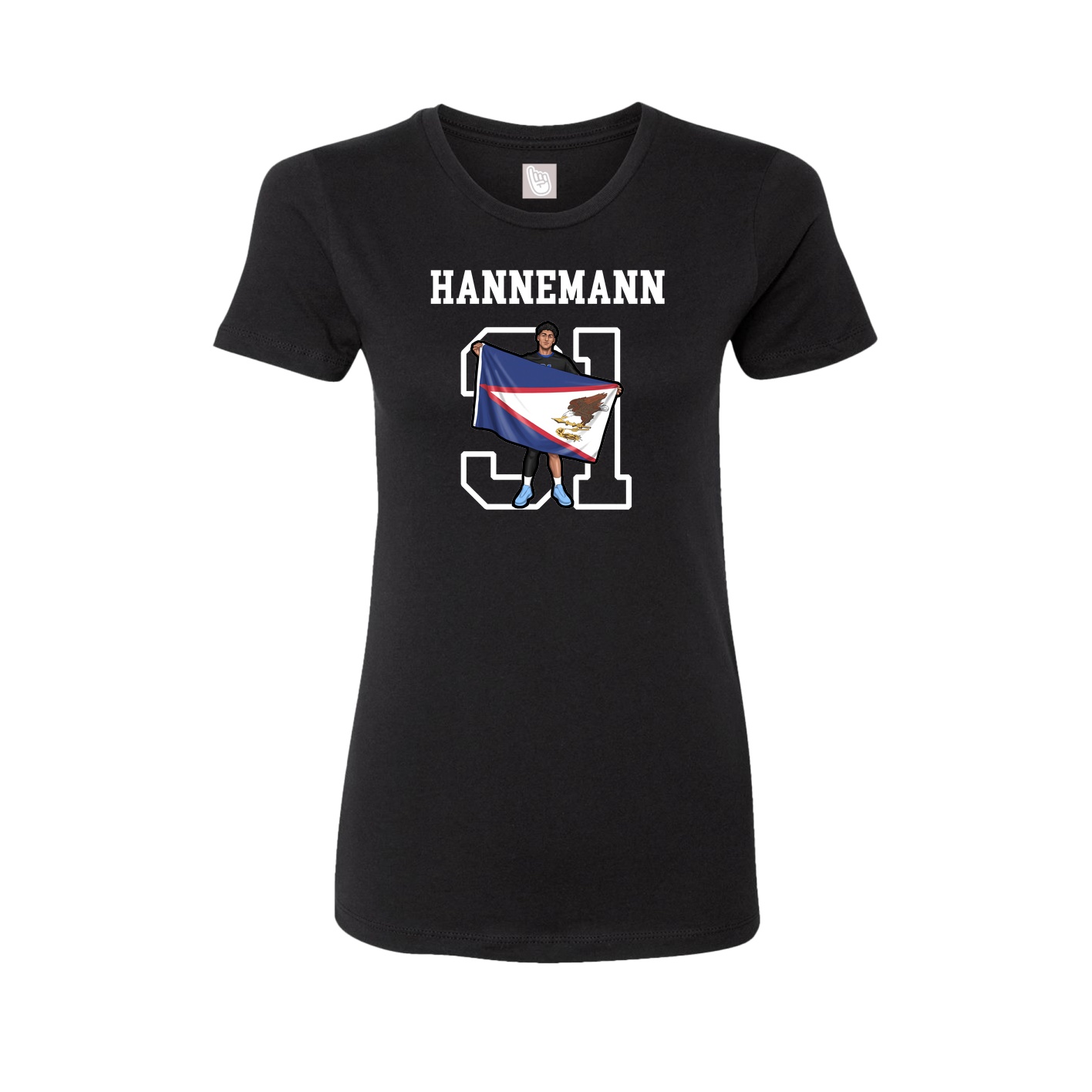 Fitted Women's Tee — Shirsey in Black