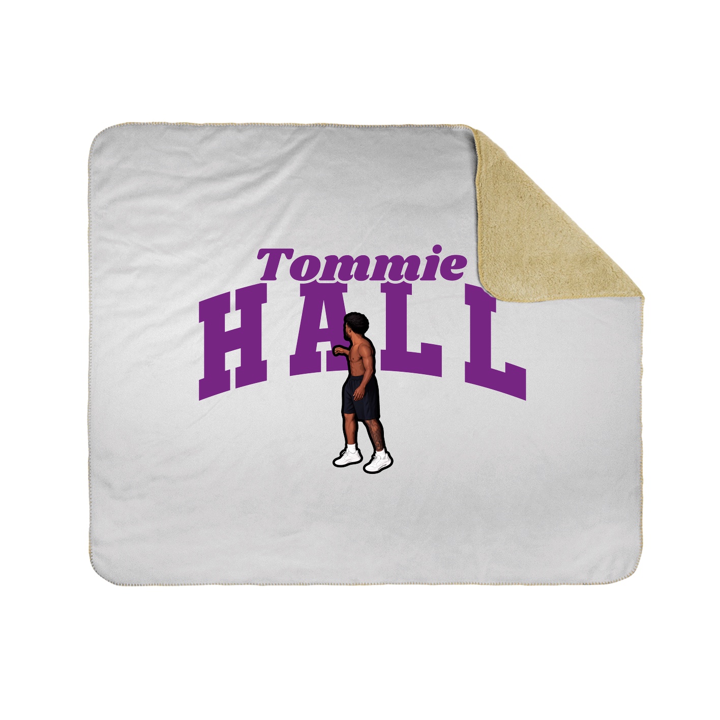Throw Blanket — Signature Arch in White
