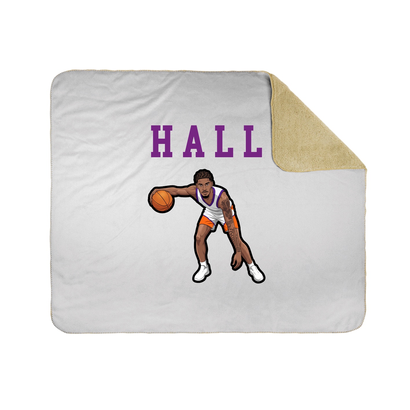 Throw Blanket — Shirsey in White