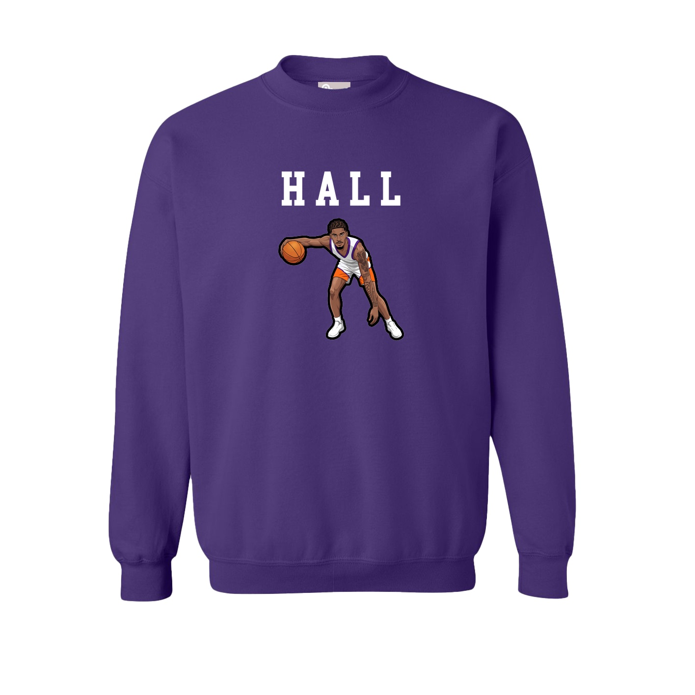 Fleece Crew — Shirsey in Purple