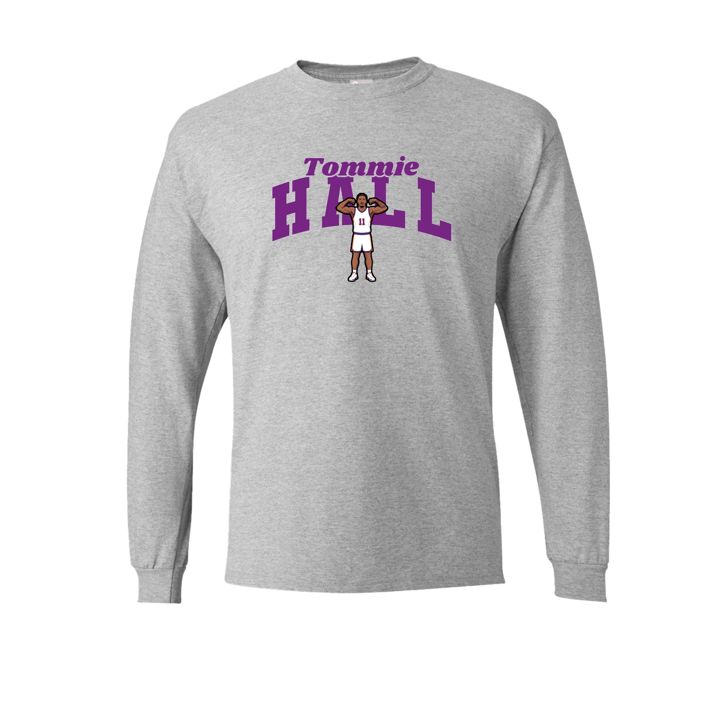 Long Sleeve Tee — Signature Arch in Grey