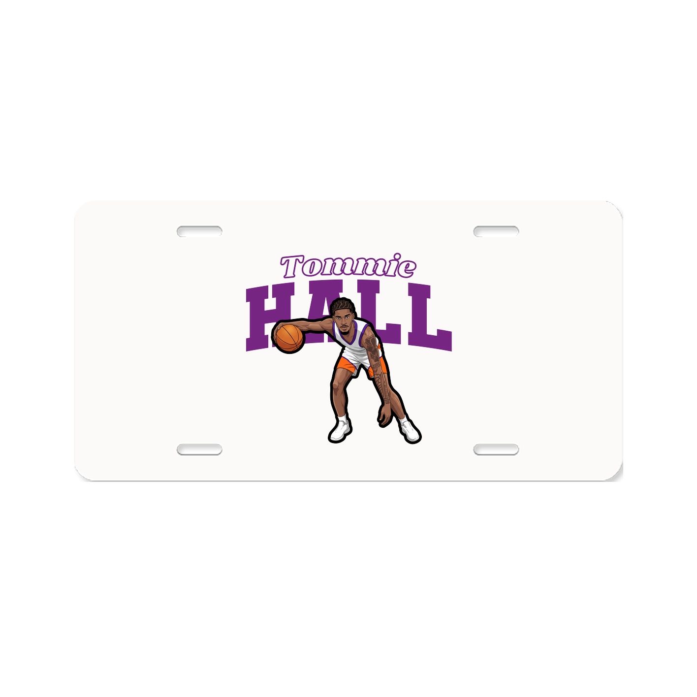 License Plate — Name Arch in Classic