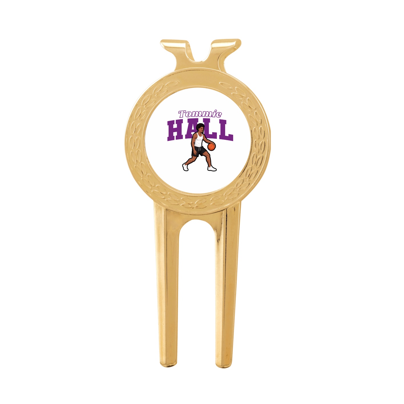 Divot Tool with Ball Marker — Name Arch in Classic