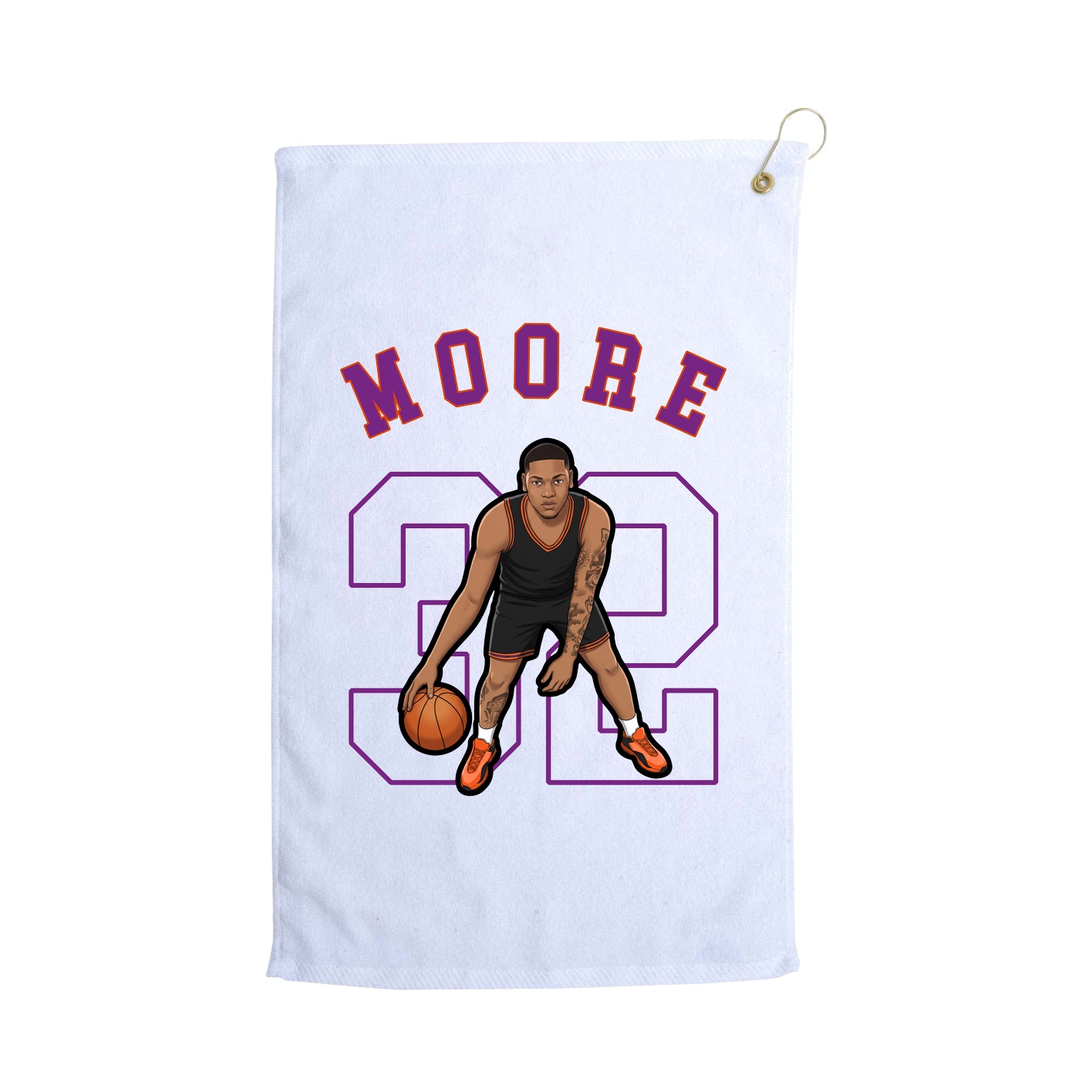 Golf Towel — Shirsey Arch in White