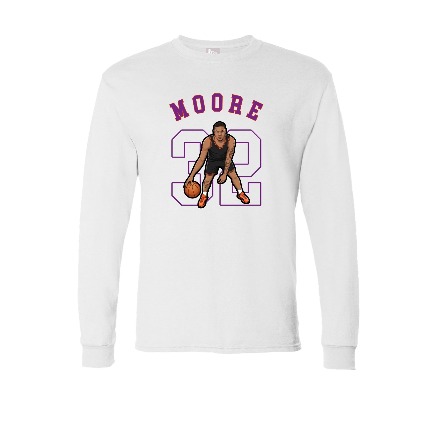Long Sleeve Tee — Shirsey Arch in White