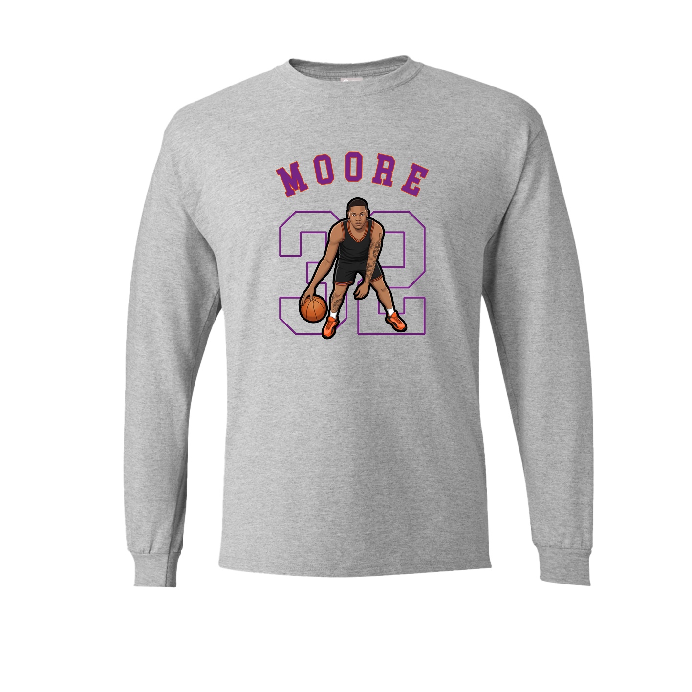 Long Sleeve Tee — Shirsey Arch in Grey