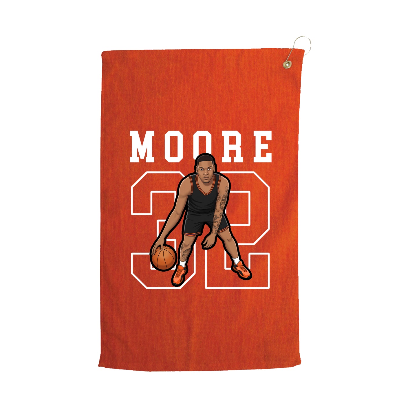 Golf Towel — Shirsey in Orange