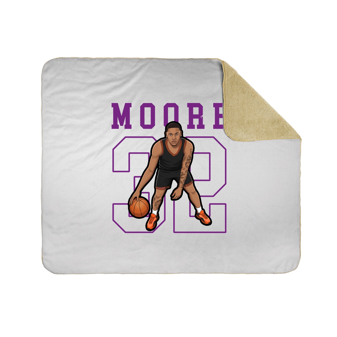 Throw Blanket — Shirsey in White