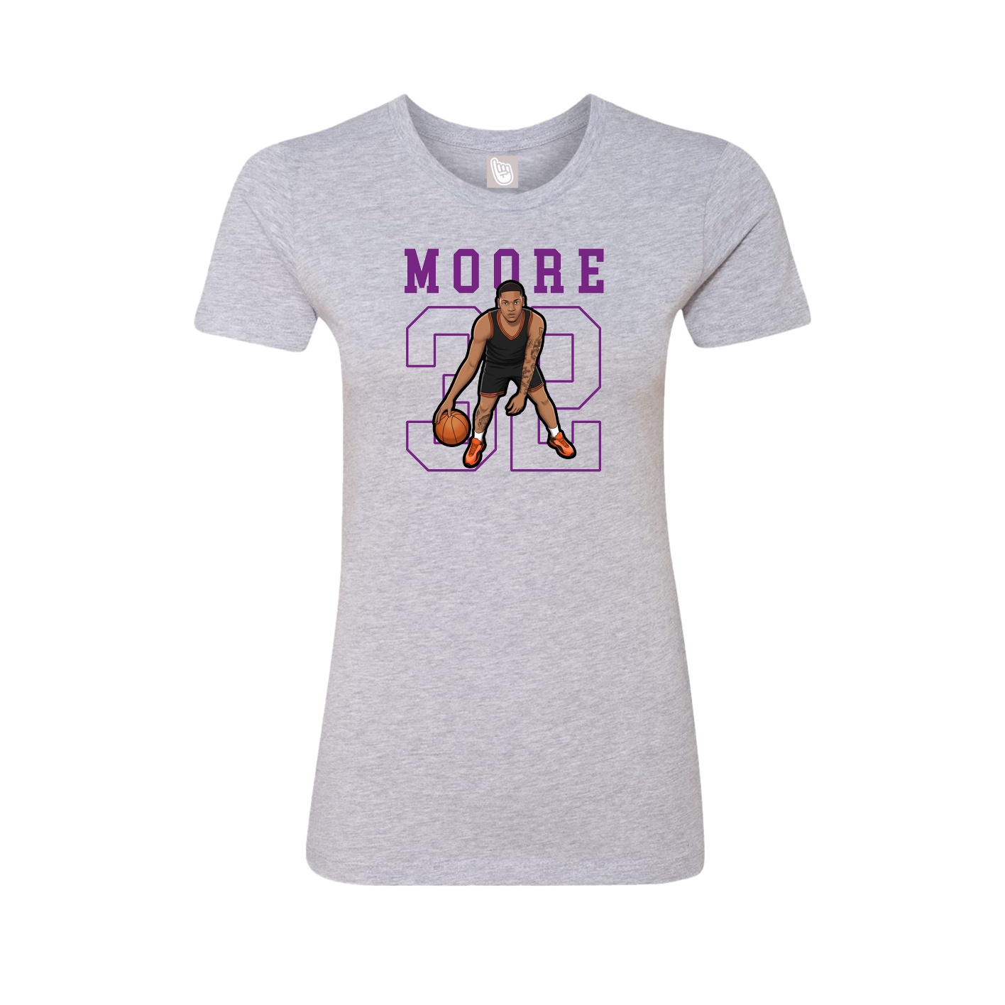 Fitted Women's Tee — Shirsey in Grey