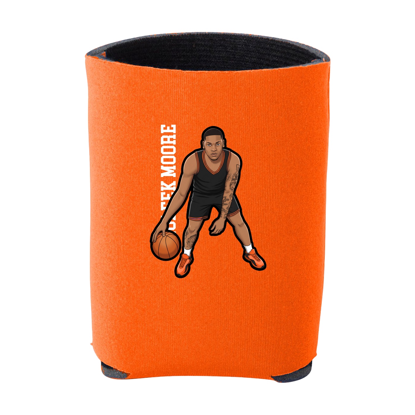 Can Holder — Name Vertical in Orange