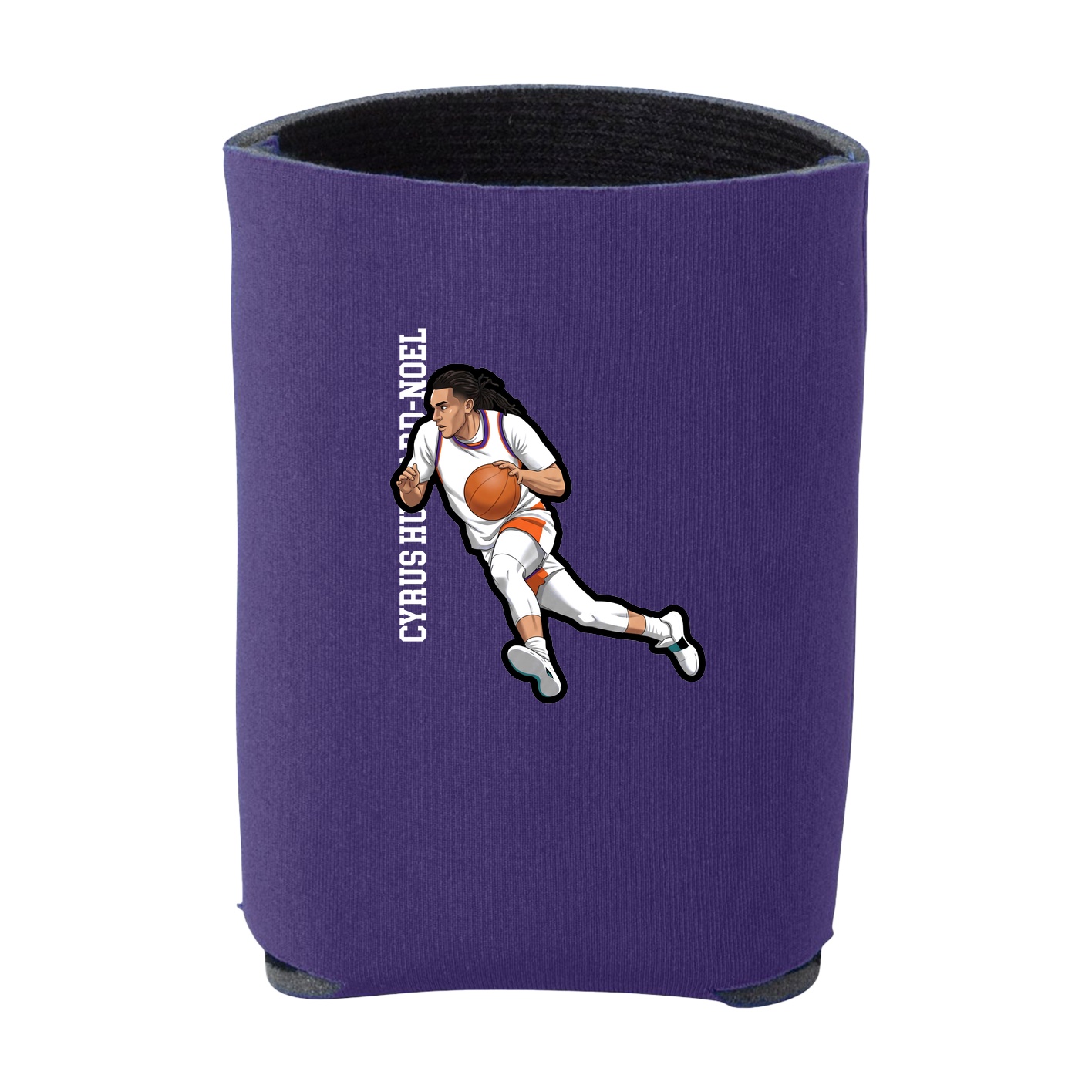Can Holder — Name Vertical in Purple