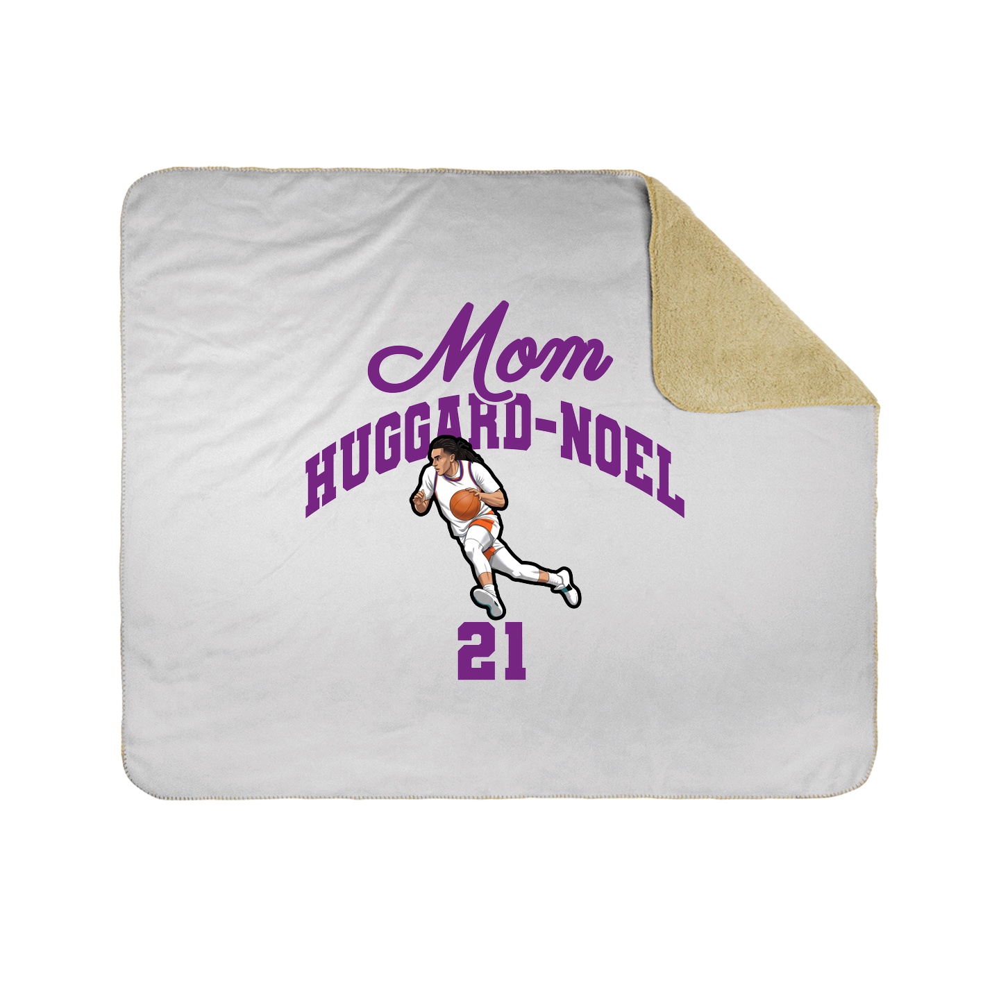Throw Blanket — Mothers Day Arch in White