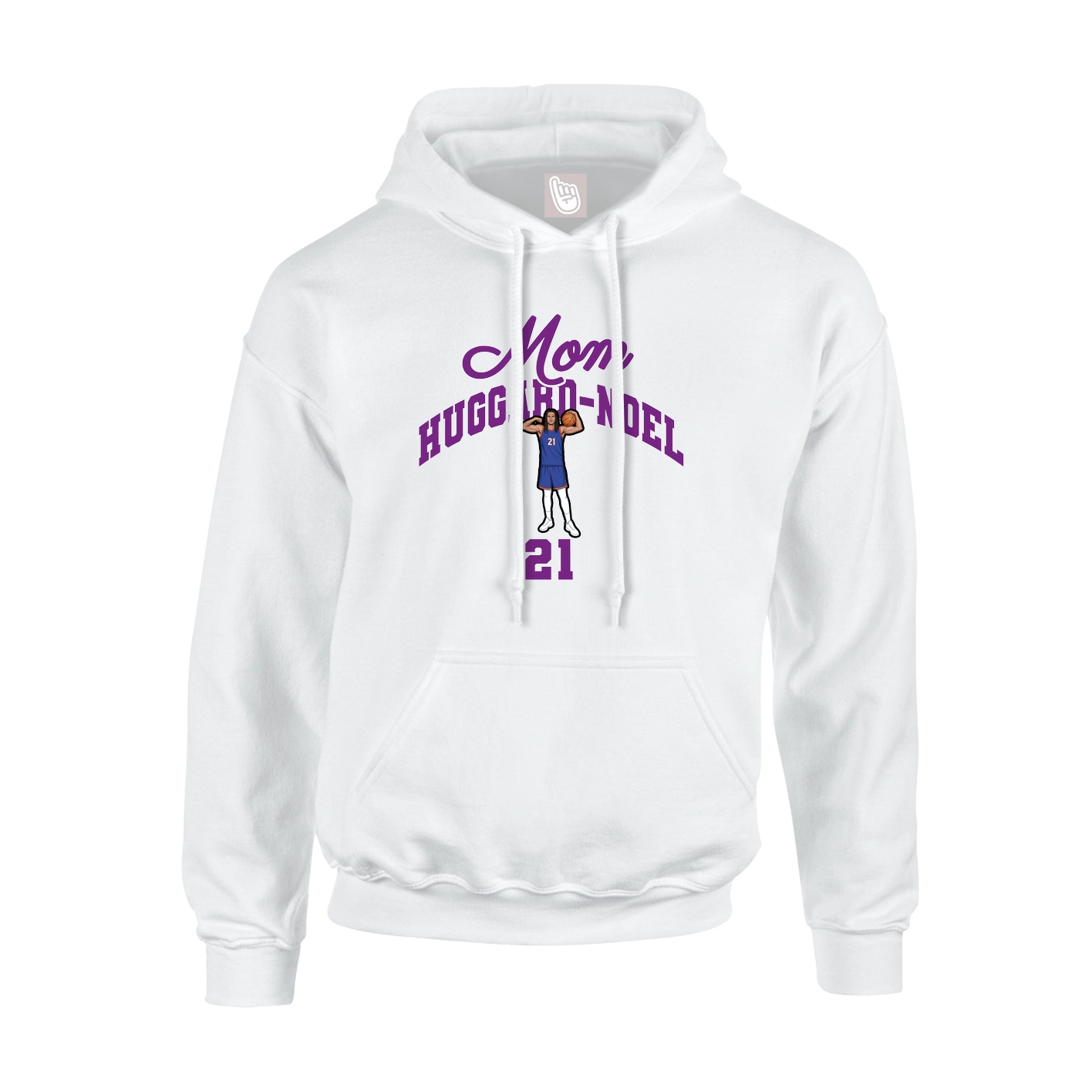 Youth Hoodie — Mothers Day Arch in White