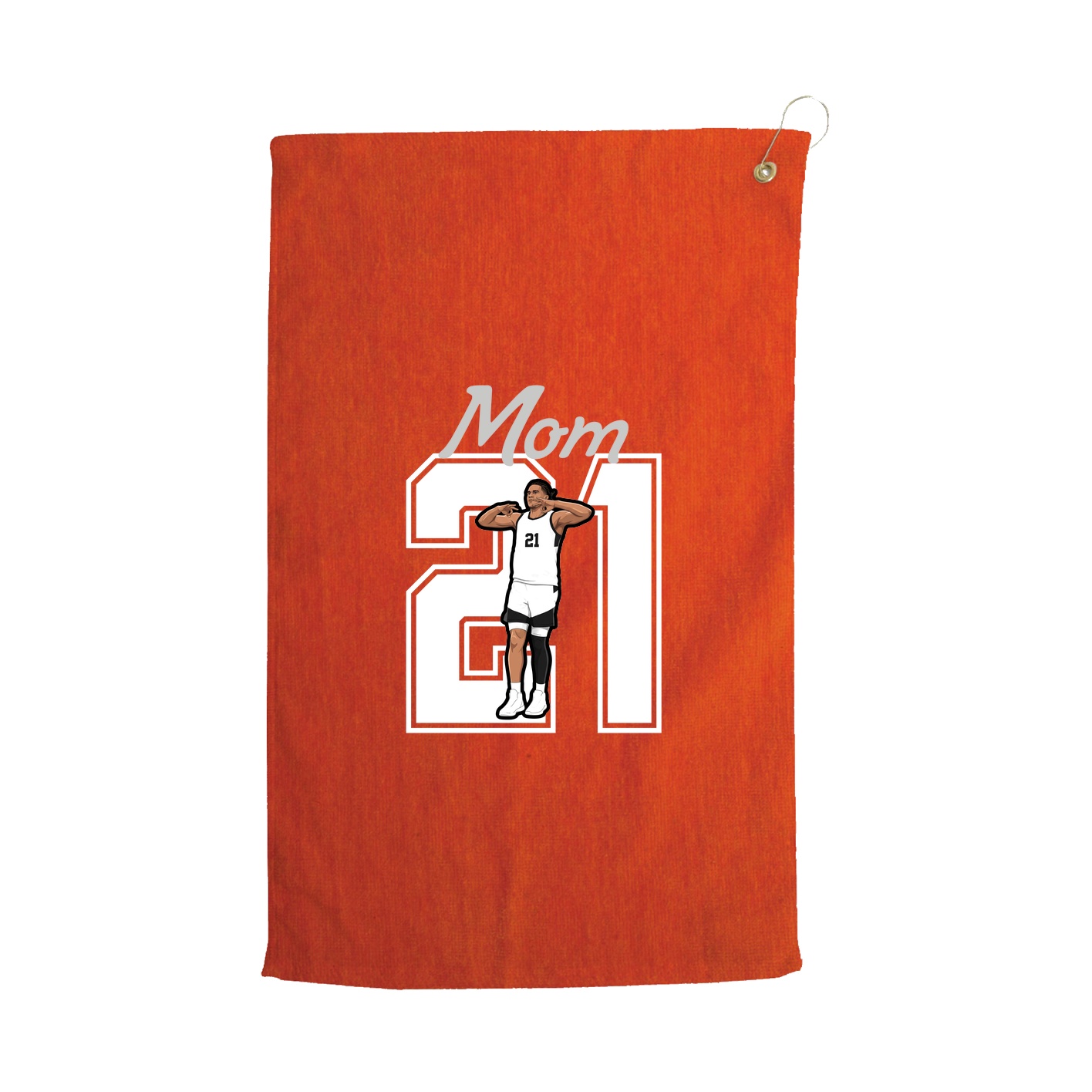 Golf Towel — Mothers Day Shirsey in Orange
