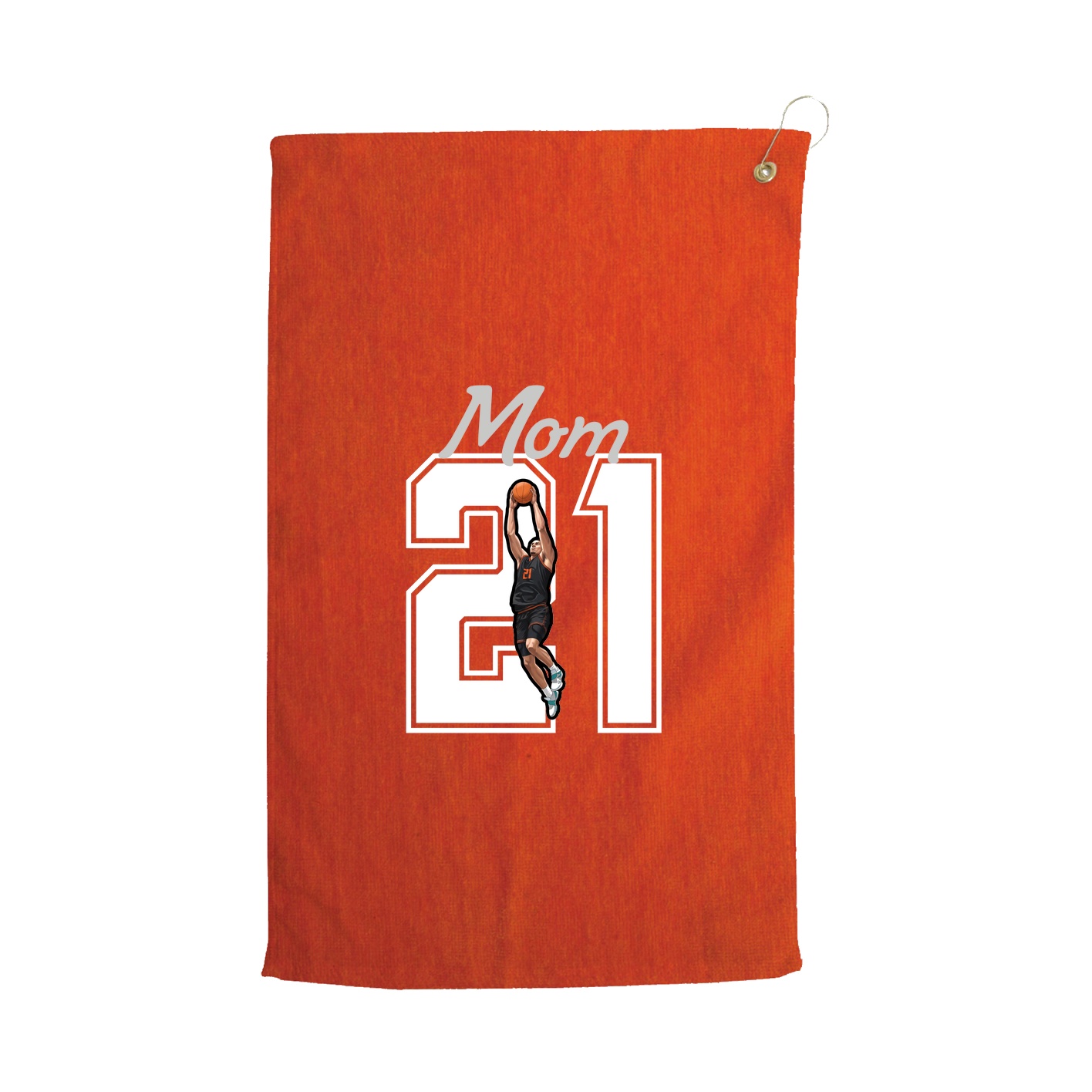 Golf Towel — Mothers Day Shirsey in Orange