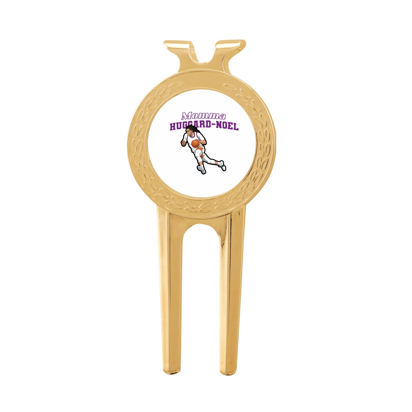 Divot Tool with Ball Marker — Mothers Day Block in Classic