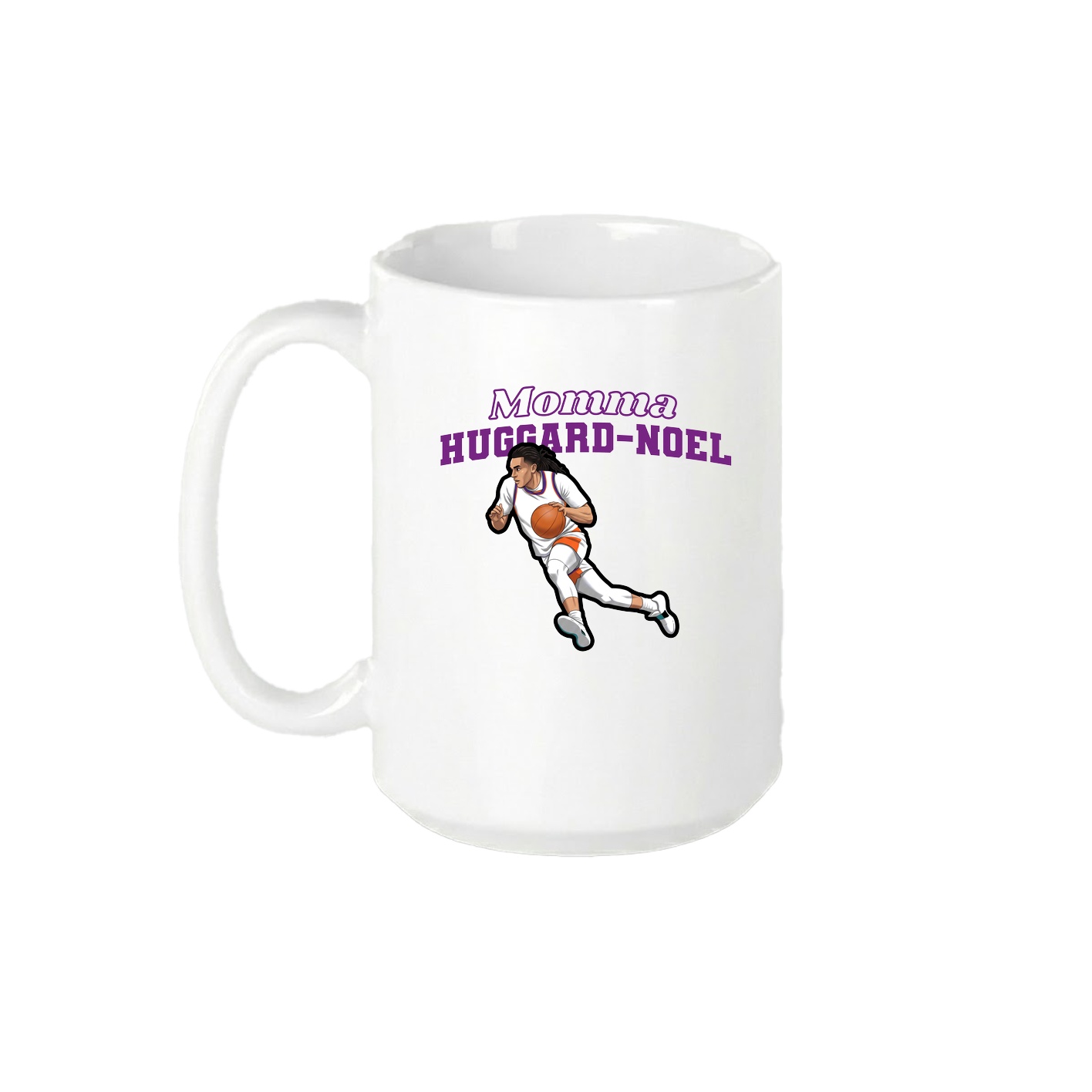15oz Coffee Mug — Mothers Day Block in White
