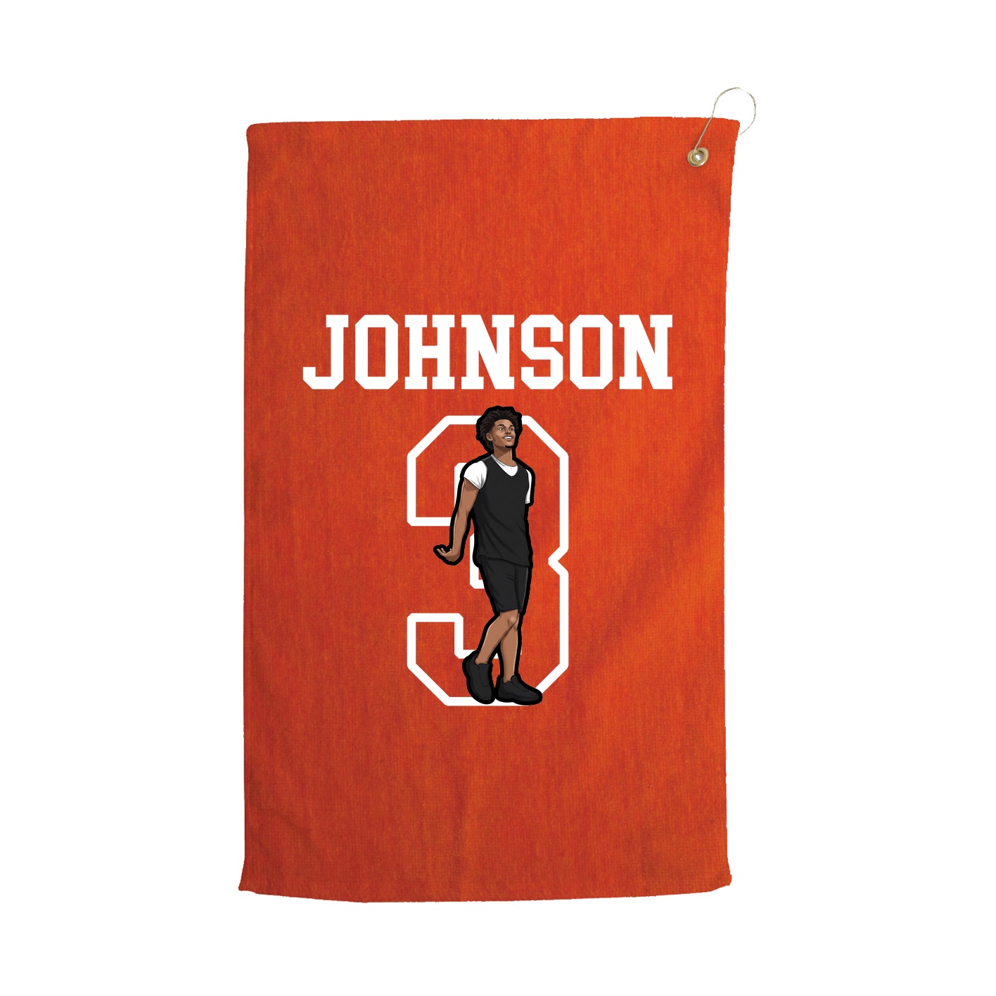 Golf Towel — Shirsey in Orange