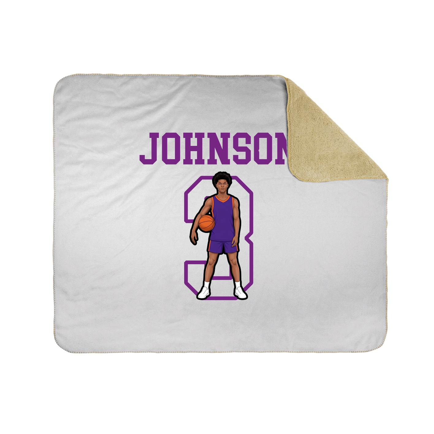 Throw Blanket — Shirsey in White