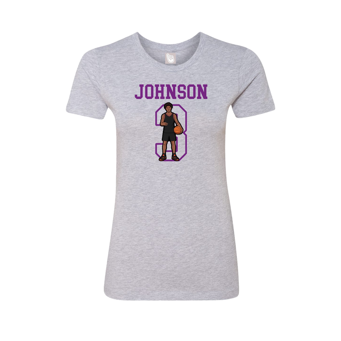 Fitted Women's Tee — Shirsey in Grey