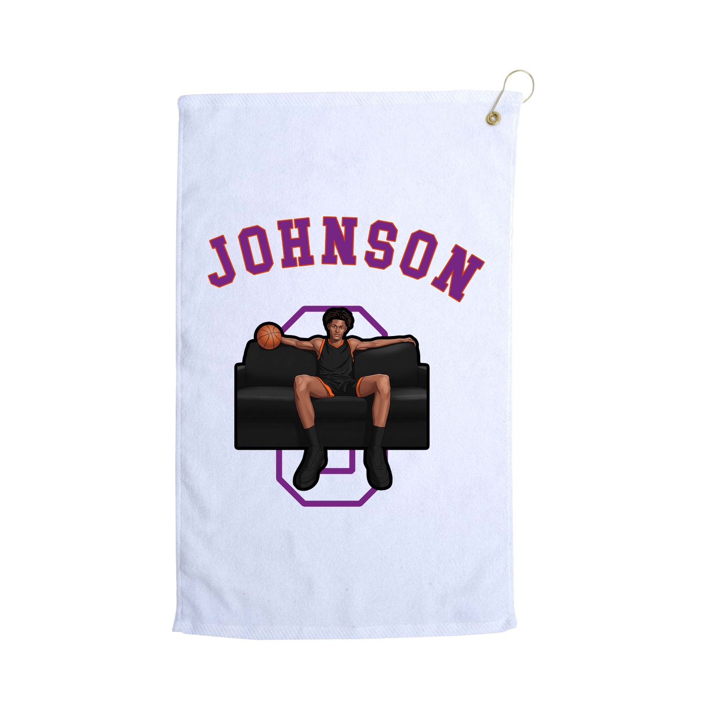Golf Towel — Shirsey Arch in White
