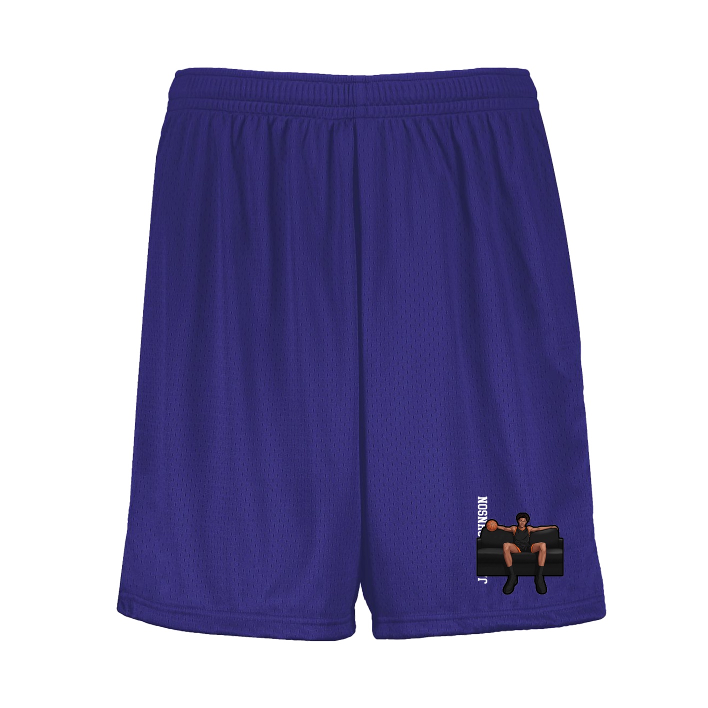 Shorts — Name Vertical in Purple