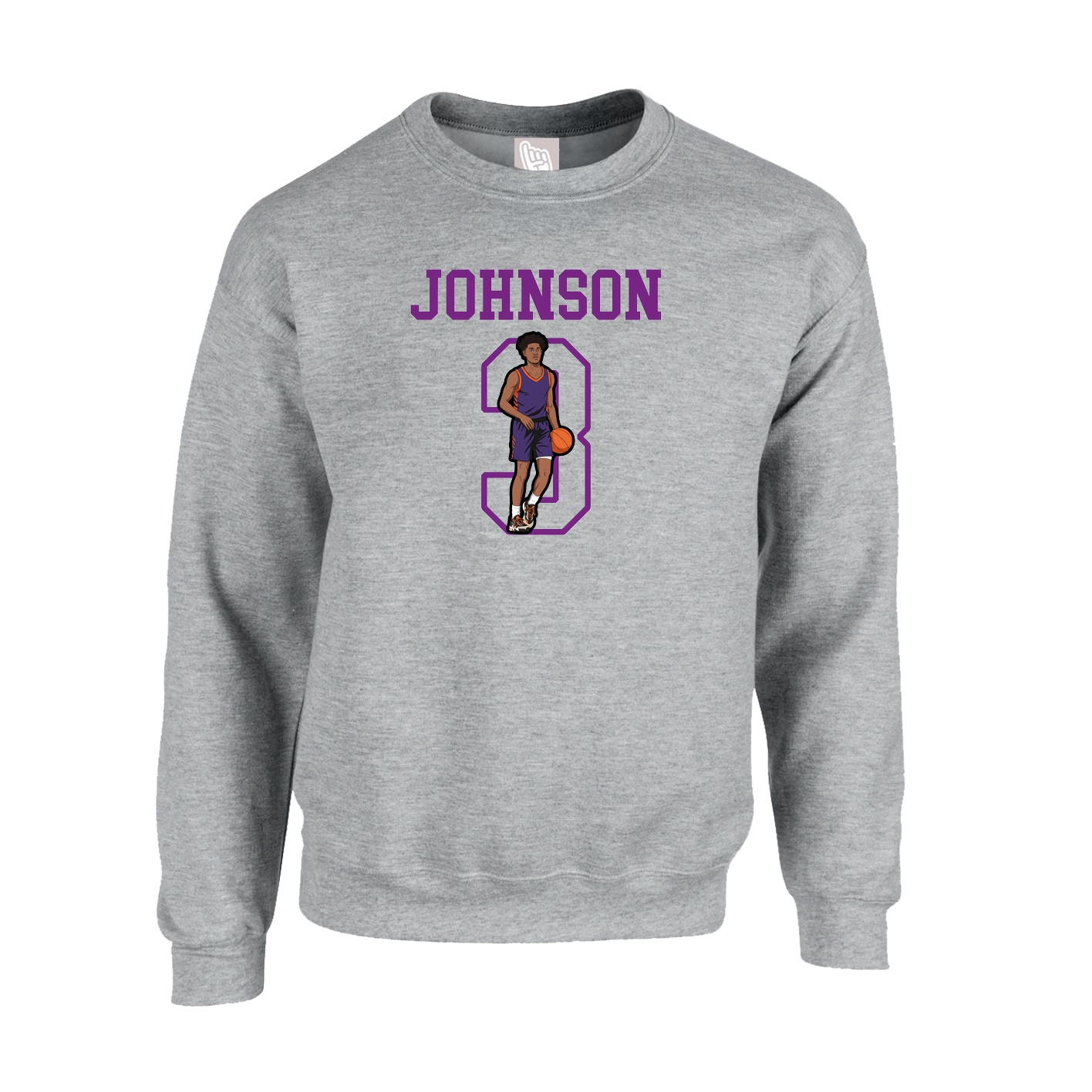 Fleece Crew — Shirsey in Grey