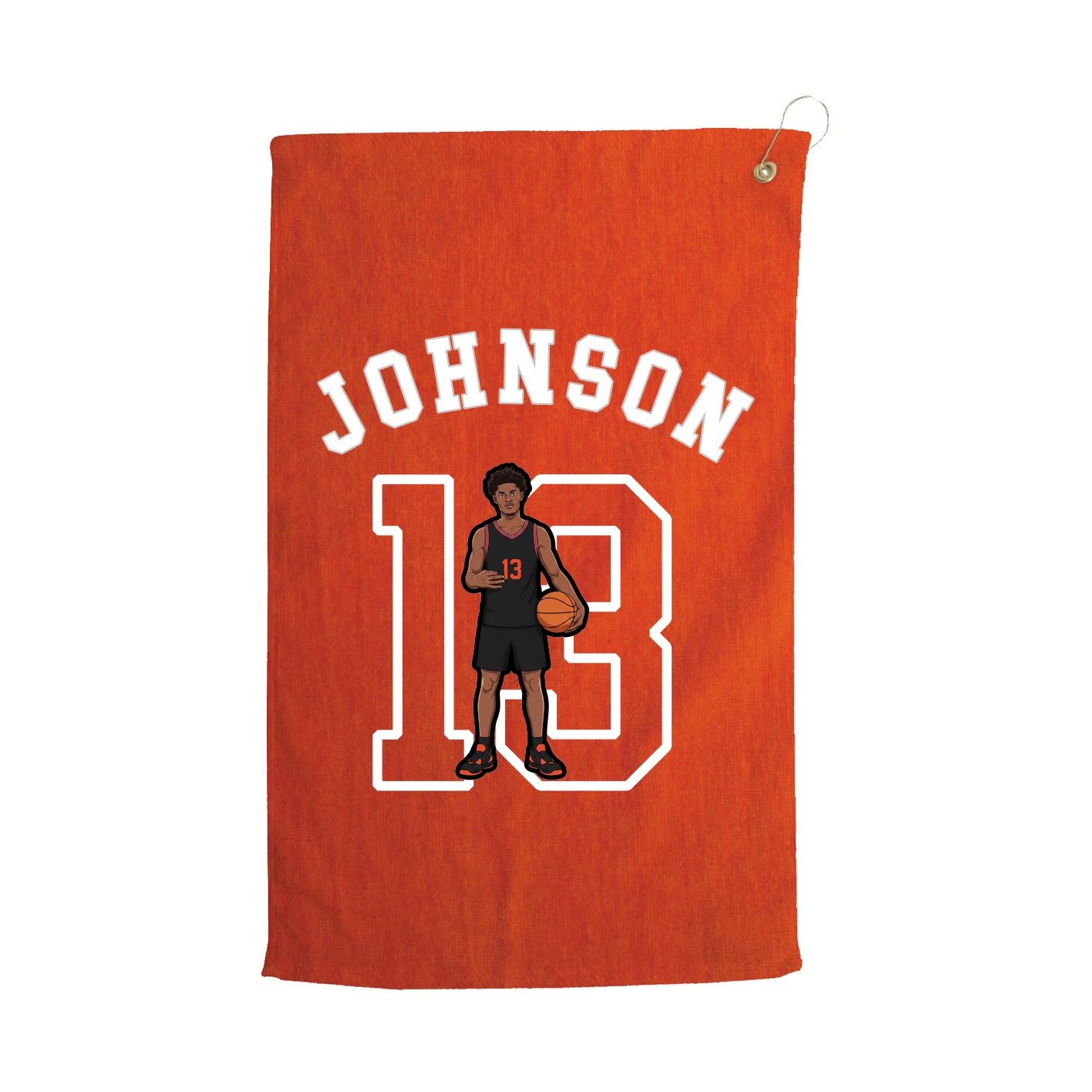 Golf Towel — Shirsey Arch in Orange