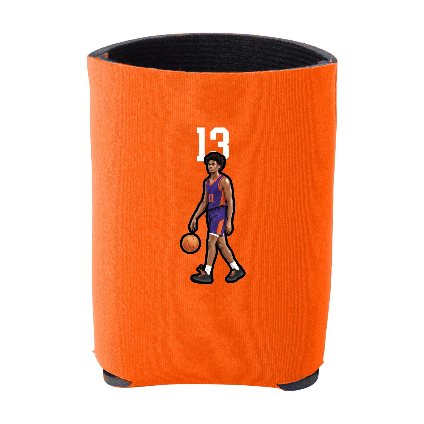 Can Holder — Number Top in Orange