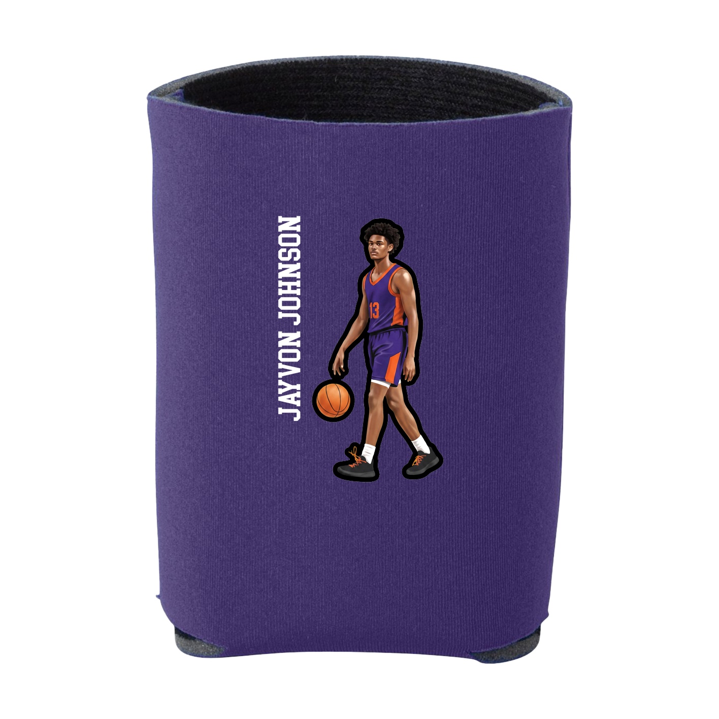 Can Holder — Name Vertical in Purple