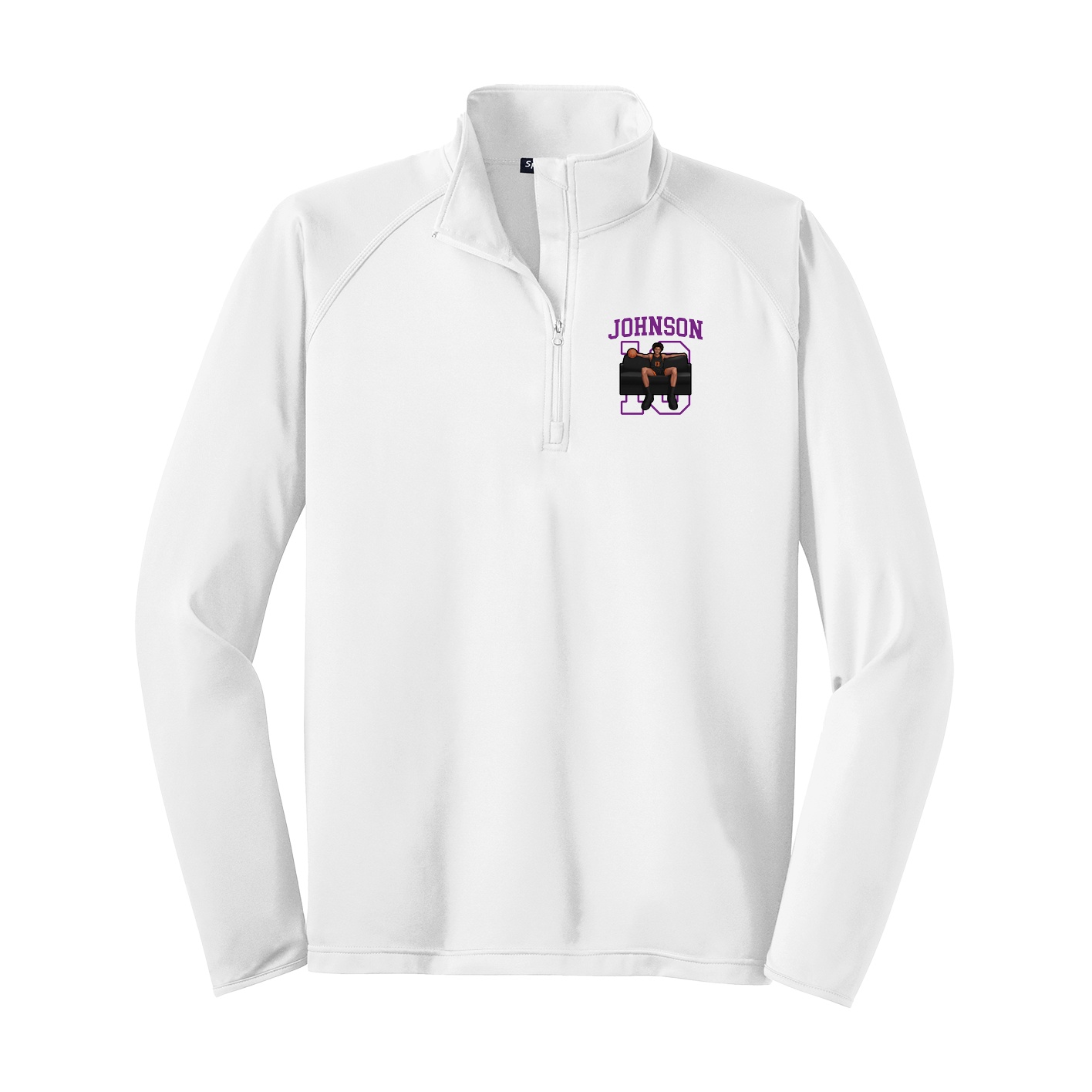 Q-Zip Pullover — Shirsey in White