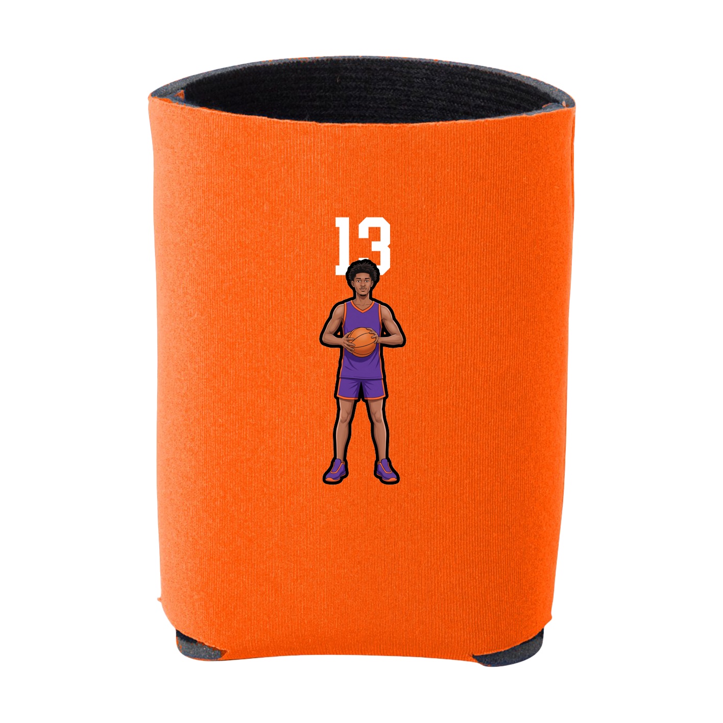 Can Holder — Number Top in Orange