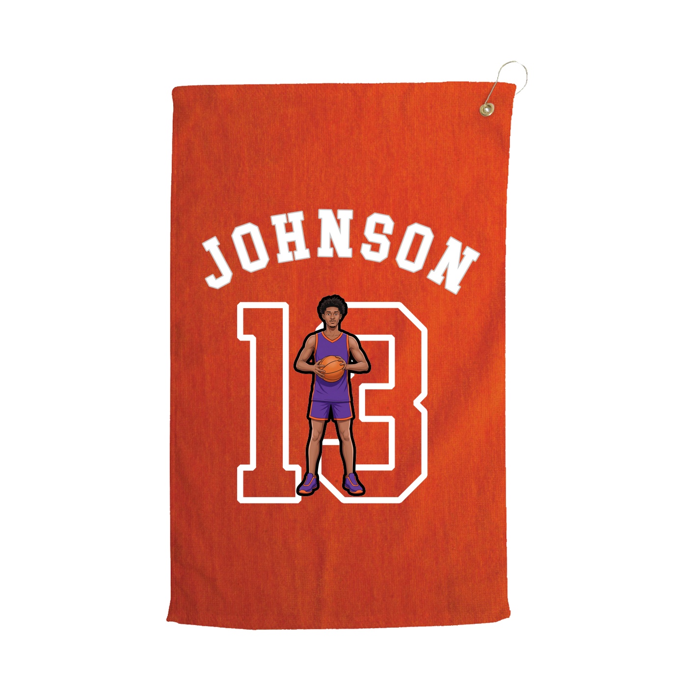 Golf Towel — Shirsey Arch in Orange