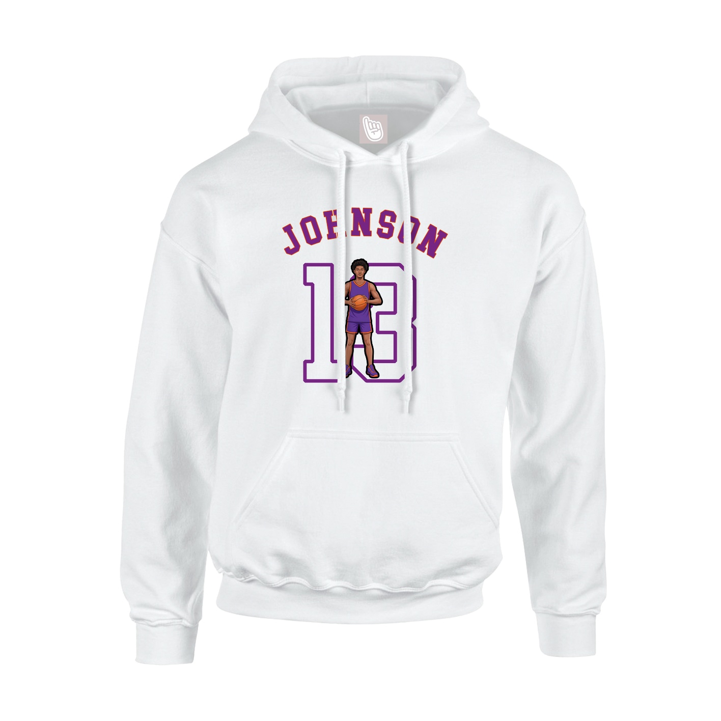 Youth Hoodie — Shirsey Arch in White
