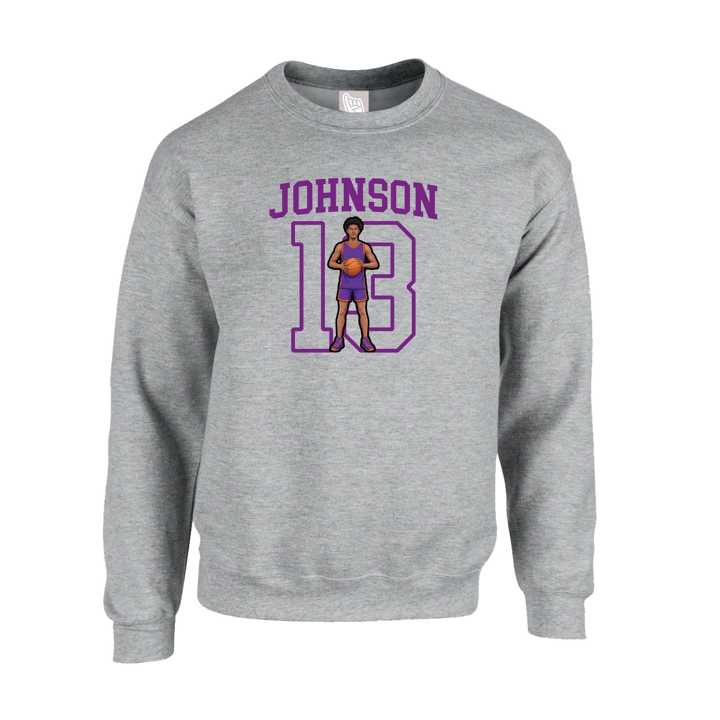 Fleece Crew — Shirsey in Grey