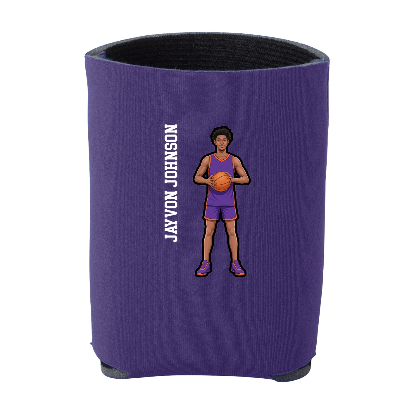 Can Holder — Name Vertical in Purple