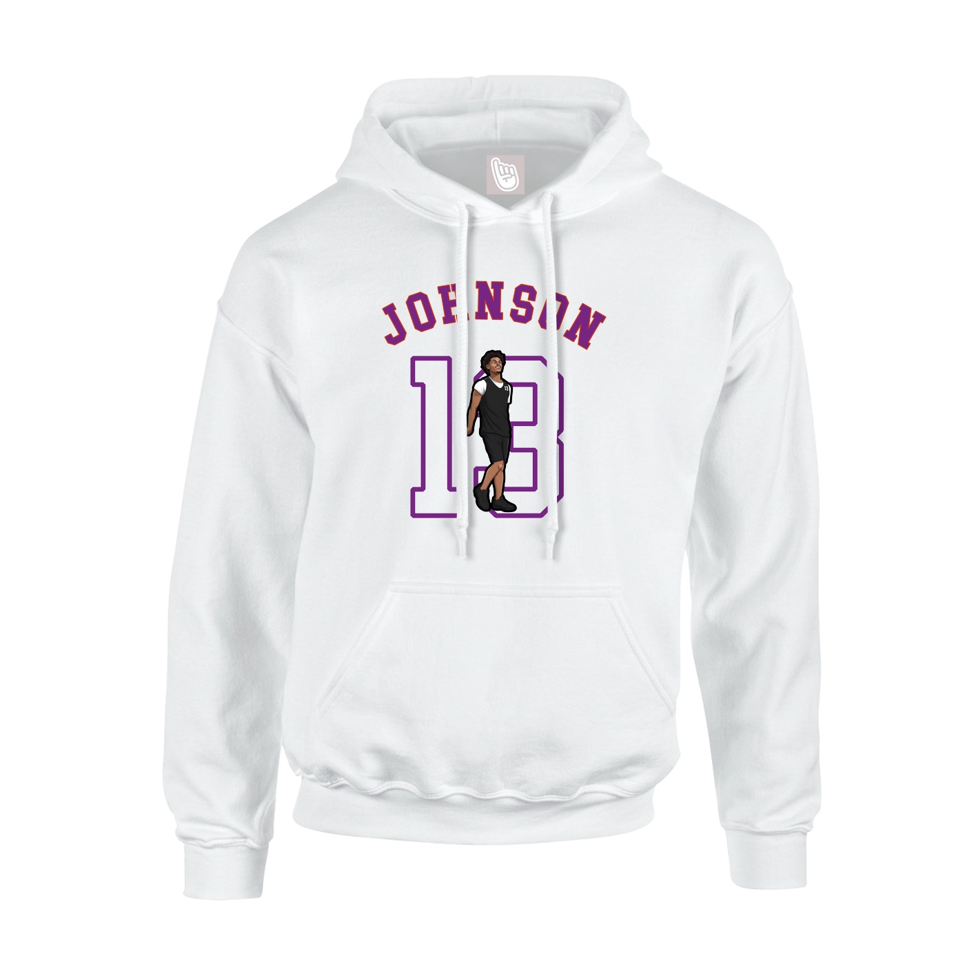 Youth Hoodie — Shirsey Arch in White