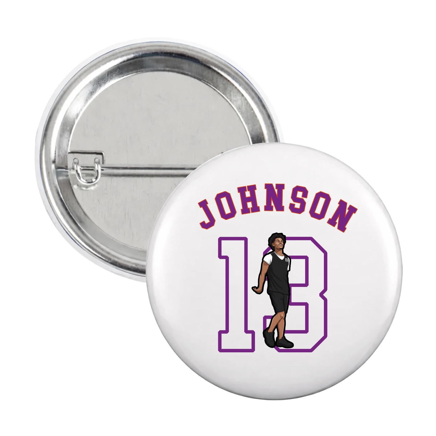 Game Day Button — Shirsey Arch in White
