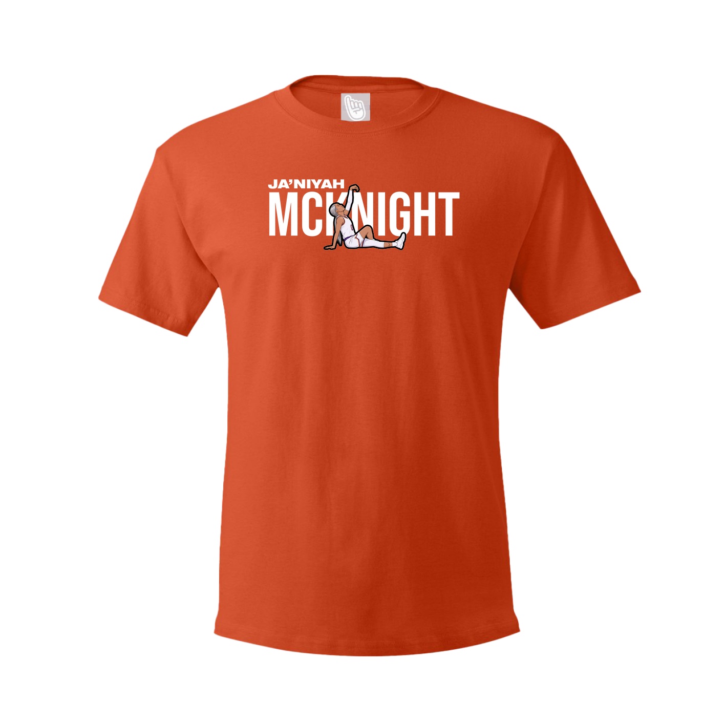 Youth Tee — Player Name in Orange