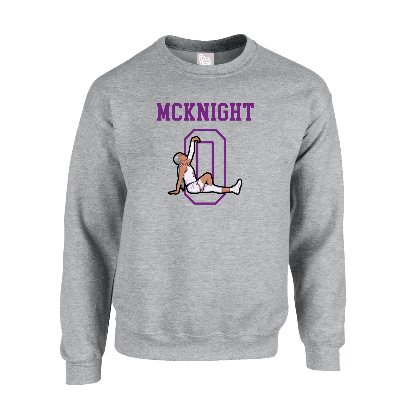 Fleece Crew — Shirsey in Grey